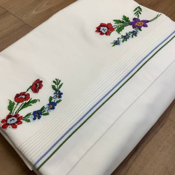 Gelin Tacı Kaneviçe İşlemeli Nevresim Takımı - 6 Parça